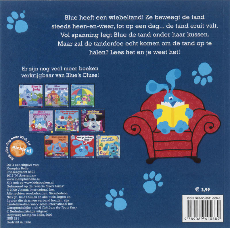 Achterkant van De tandenfee komt!