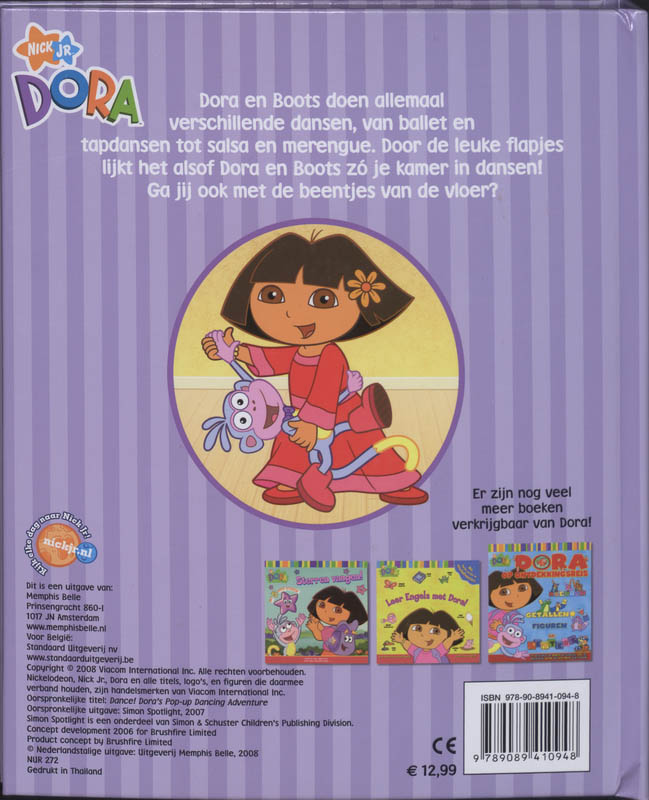 Achterkant van Dansen met Dora