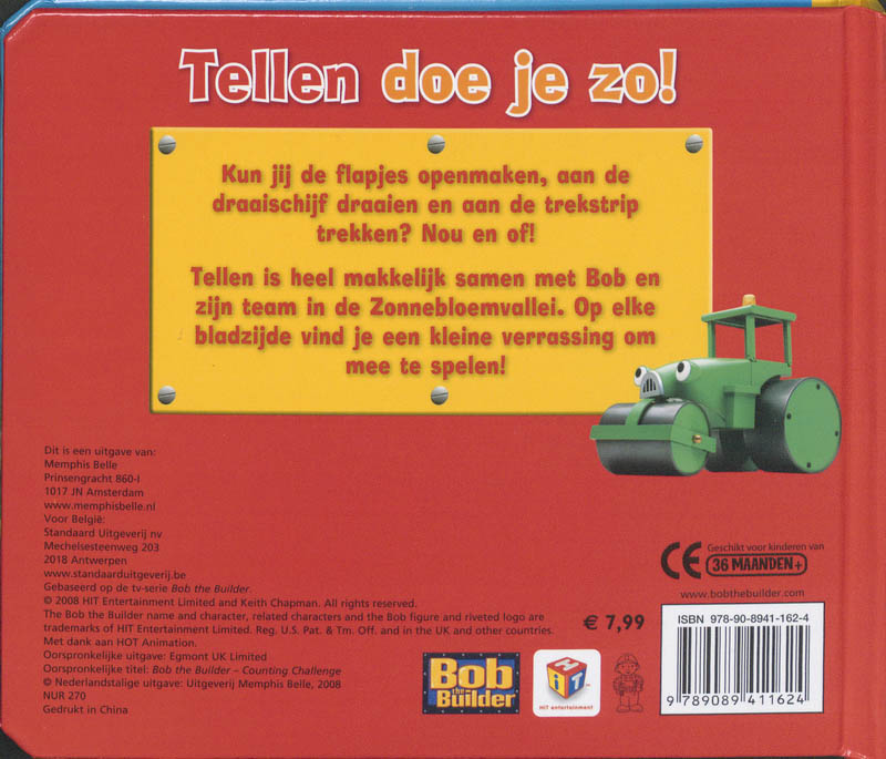 Achterkant van Tellen de je zo!