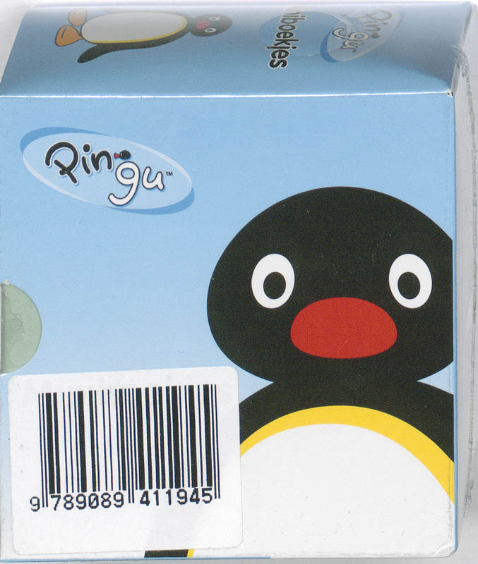 Achterkant van Pingu - Miniboekjes