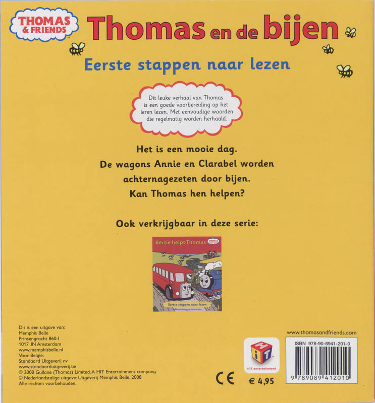 Achterkant van Thomas en de bijen