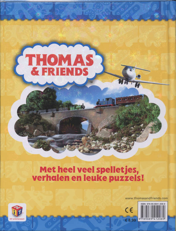 Achterkant van Het grote speelboek van Thomas