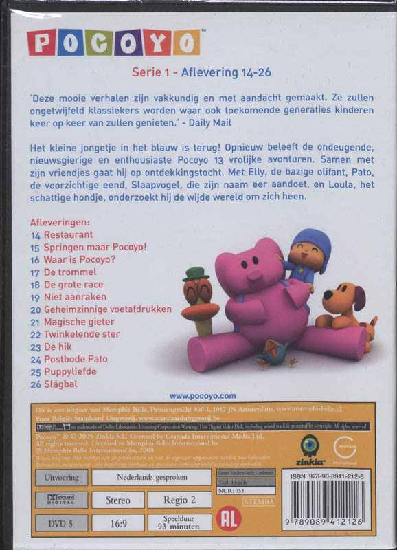 Achterkant van 1 Aflevering 14-26