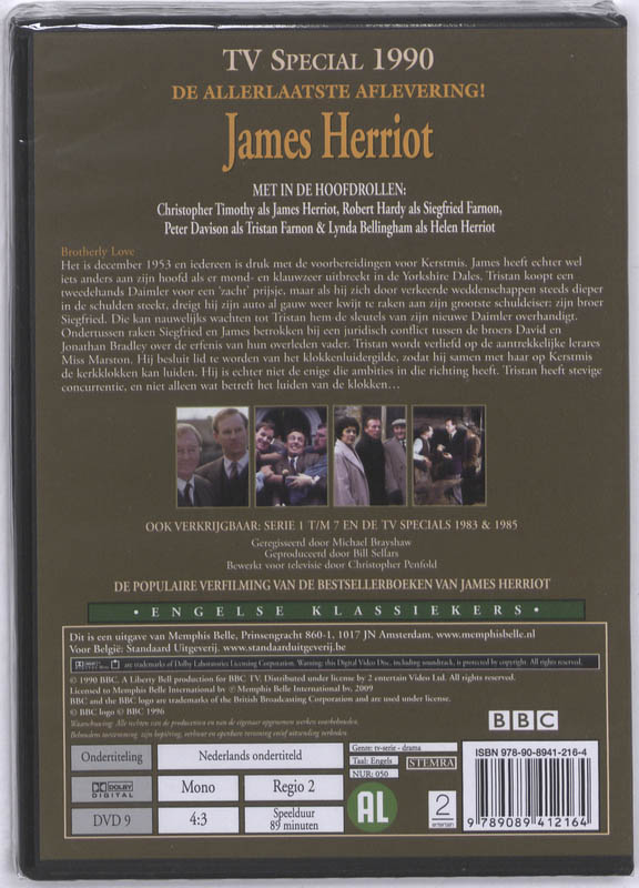 Achterkant van James Herriot - TV special 1990