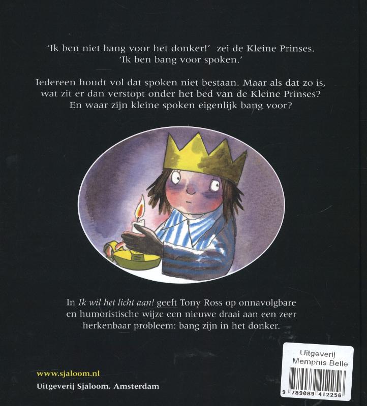 Achterkant van Ik wil het licht aan!