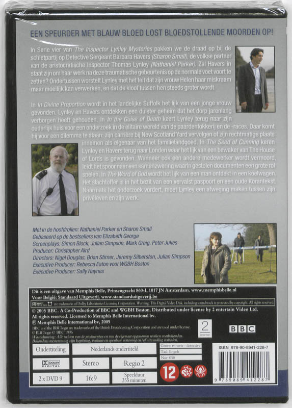 Achterkant van The Inspector Lynley Mysteries