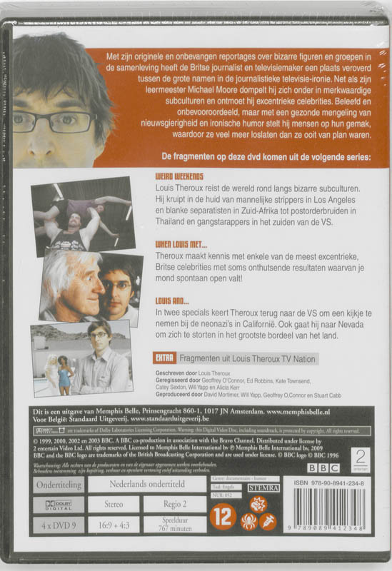 Achterkant van Louis Theroux - The Collection