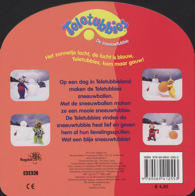 Achterkant van De sneeuwtubbie