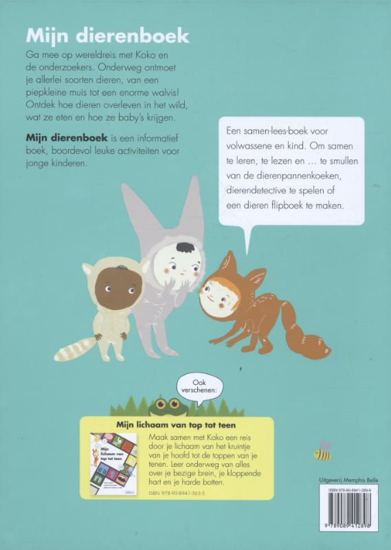Achterkant van Mijn dierenboek