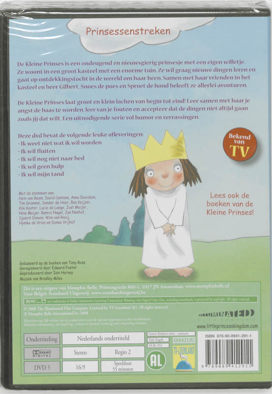 Achterkant van Prinsessenstreken