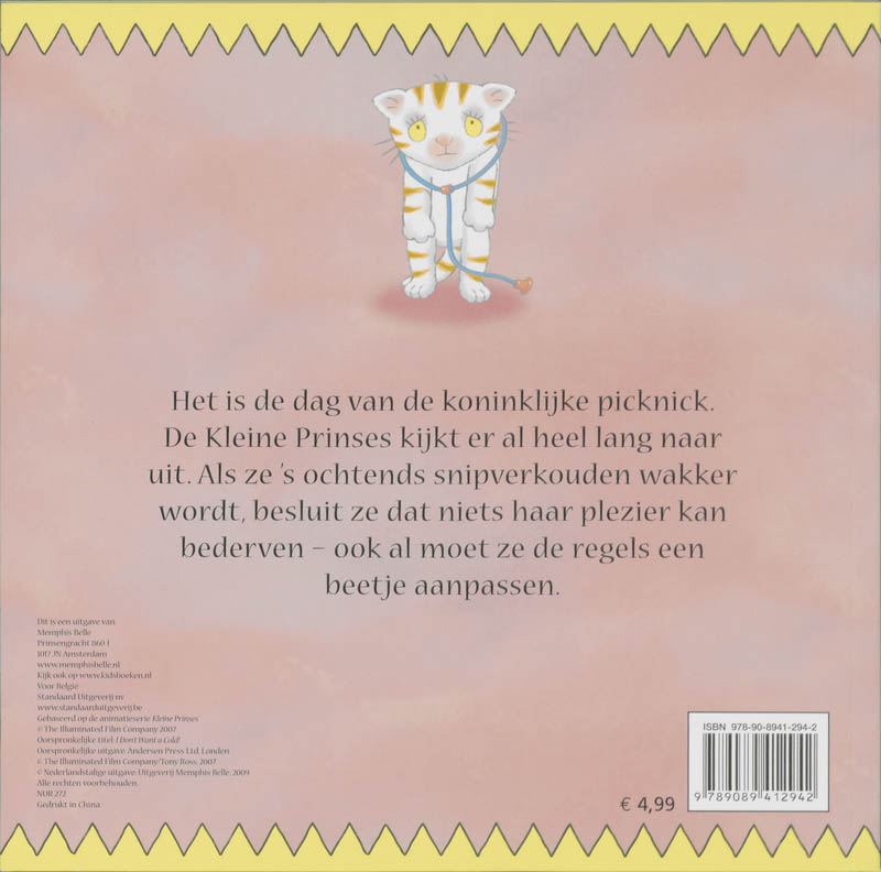 Achterkant van Ik wil niet ziek zijn!