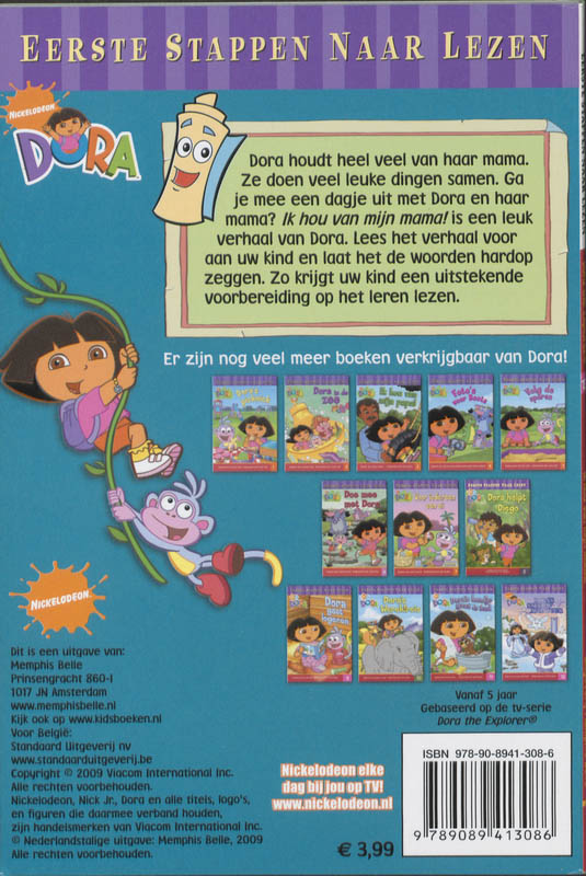 Achterkant van Ik hou van mijn mama!