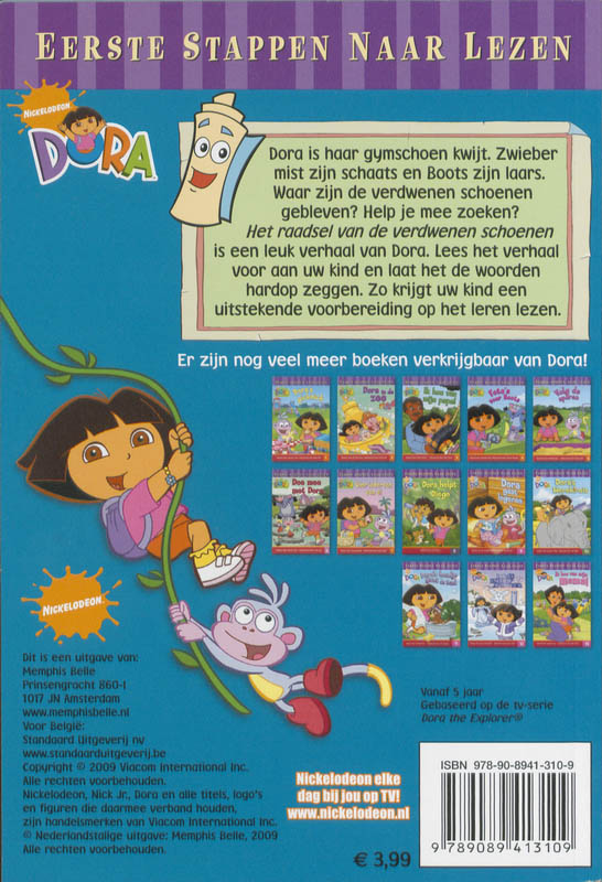 Achterkant van Het raadsel van de verdwenen schoenen
