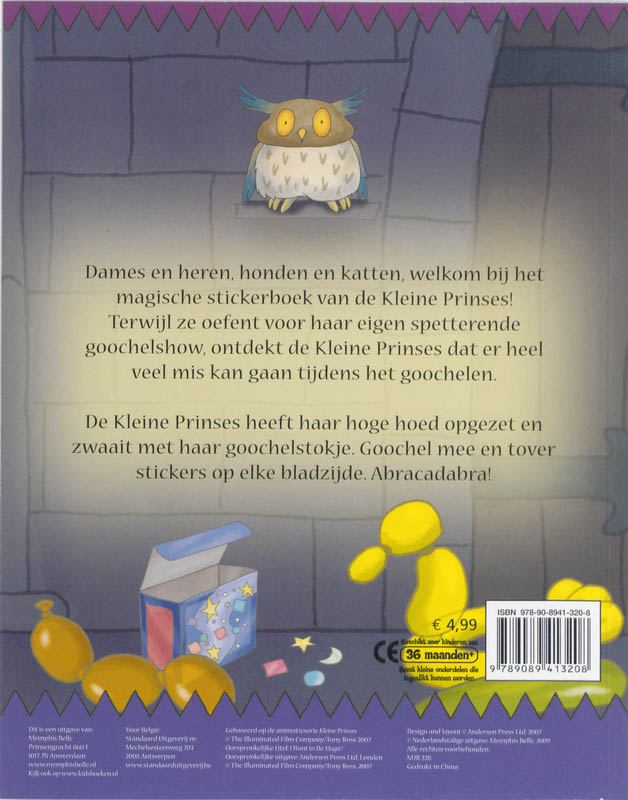 Achterkant van Ik wil goochelen