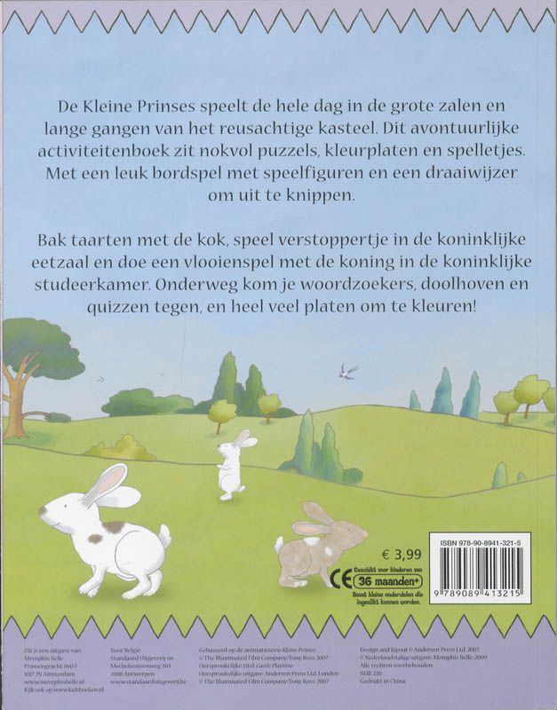 Achterkant van Kasteelspelletjes