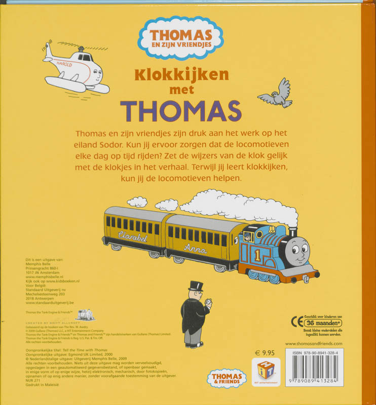 Achterkant van Klokkijken met Thomas