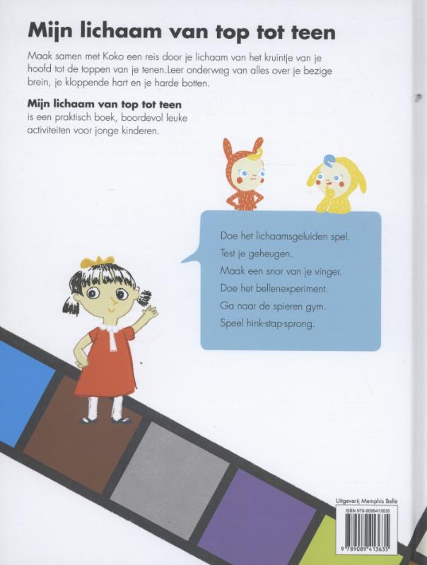 Achterkant van Mijn lichaam van top tot teen