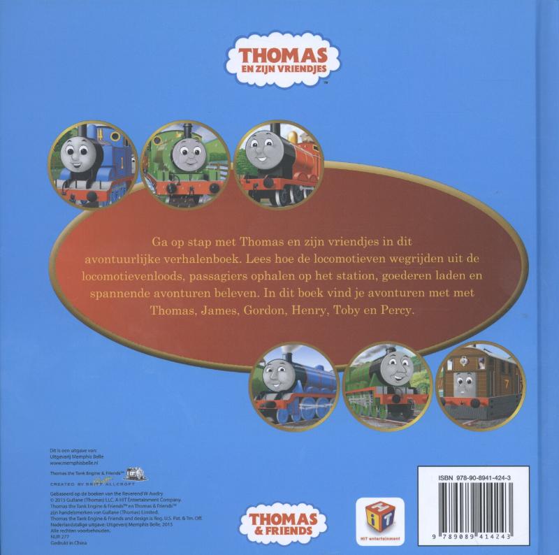 Achterkant van Thomas de stoomlocomotief