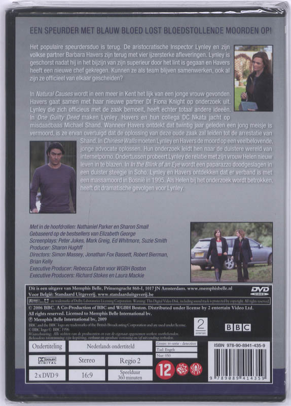 Achterkant van The Inspector Lynley Mysteries Serie 5