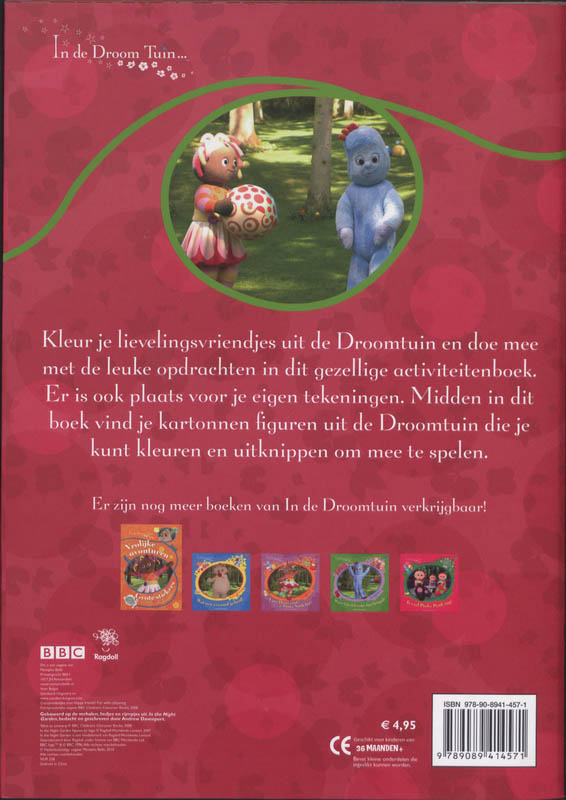 Achterkant van In de Droomtuin - Vrolijke vriendjes