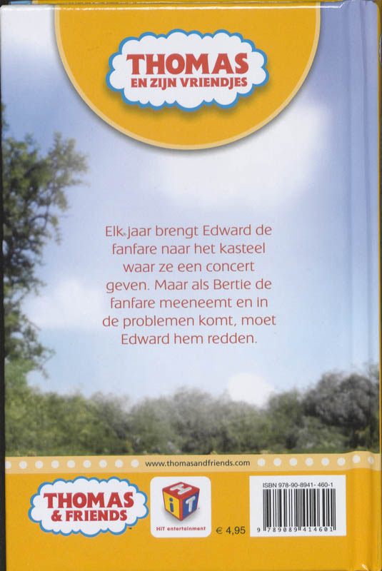 Achterkant van Thomas en zijn vriendjes