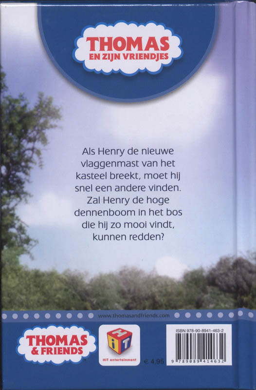 Achterkant van Henry en de vlaggenmast
