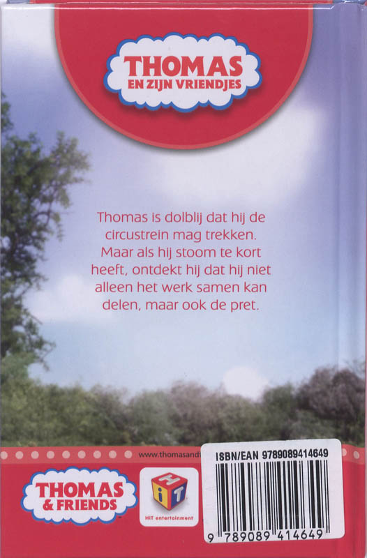 Achterkant van Thomas en het circus