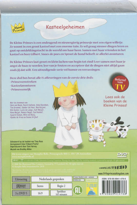 Achterkant van Kasteelgeheimen