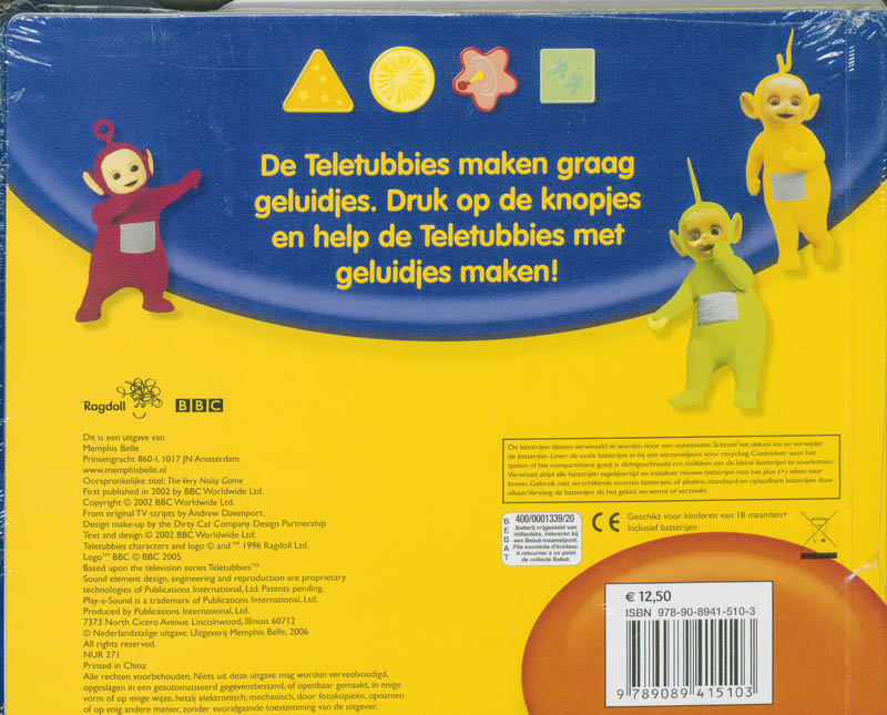 Achterkant van Eerste geluidjes