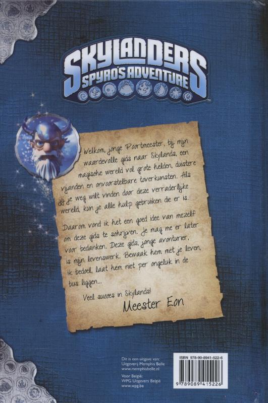 Achterkant van Meester Eons official guide