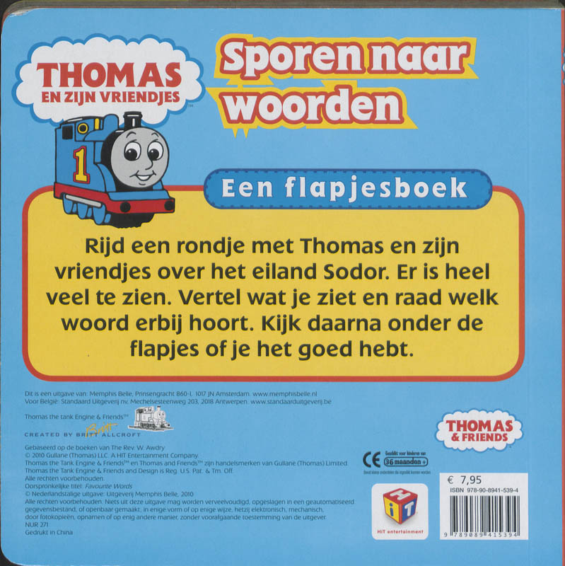 Achterkant van Sporen naar woorden