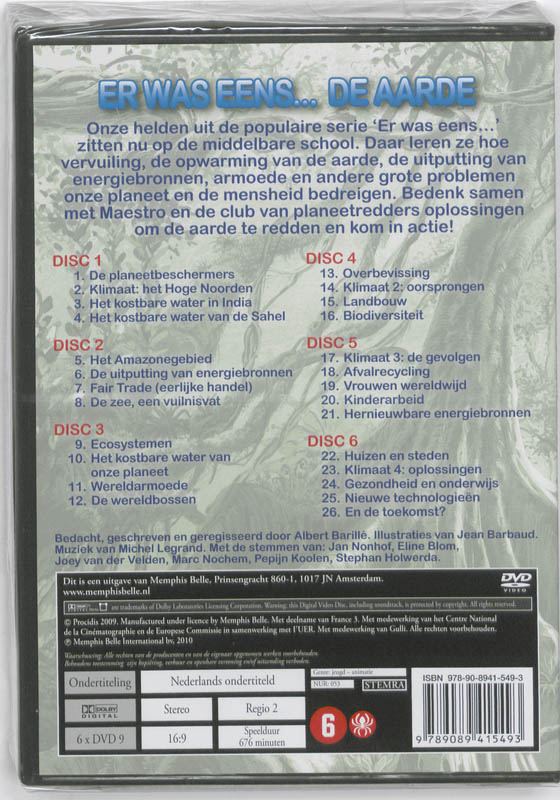 Achterkant van Er was eens - De aarde