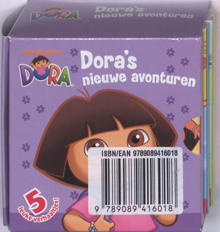 Achterkant van Dora's nieuwe avonture (set 5 ex)