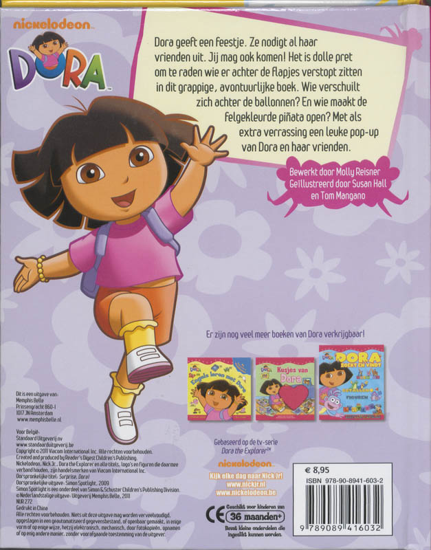 Achterkant van Hoera een feestje