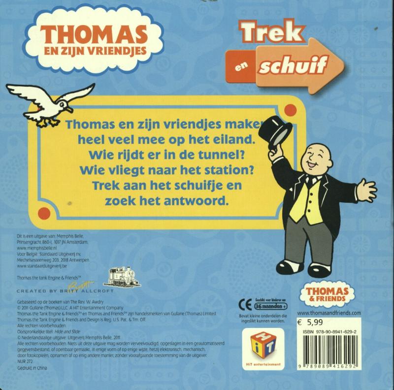 Achterkant van Trek en schuif