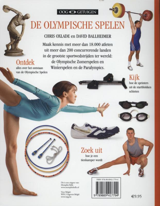 Achterkant van De olympische spelen