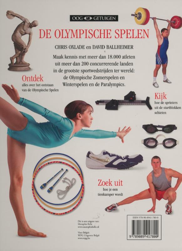 Achterkant van De olympische spelen