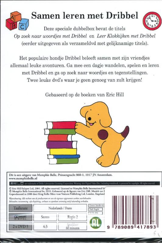 Achterkant van Samen leren met Dribbel