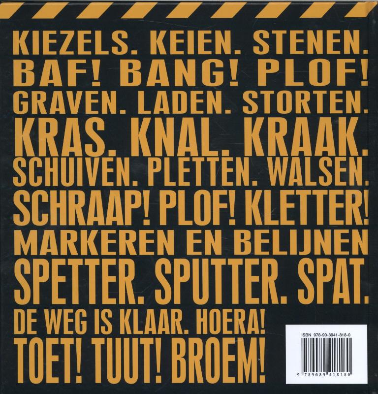 Achterkant van Werk in uitvoering