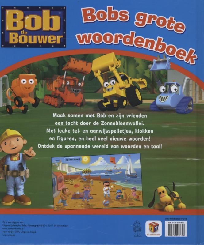Achterkant van Bobs grote woordenboek