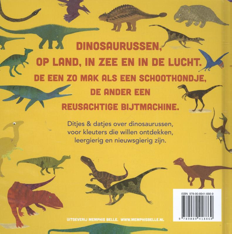 Achterkant van Ditjes & datjes dinosaurussen