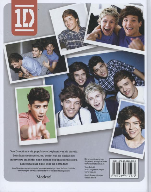 Achterkant van One Direction