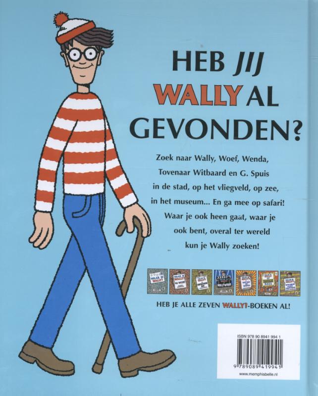 Achterkant van Waar is Wally?