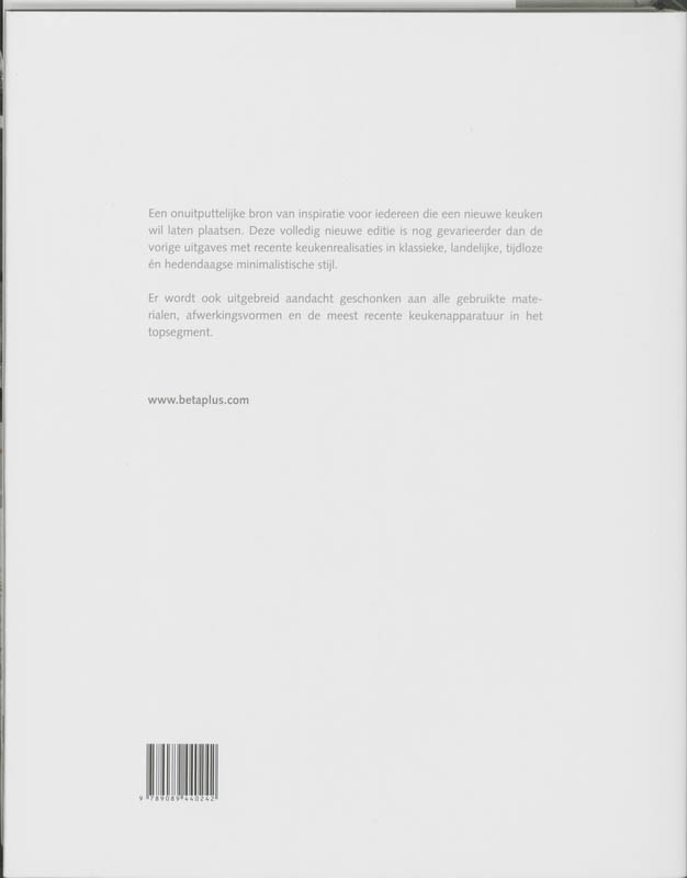 Achterkant van Compendium keukens