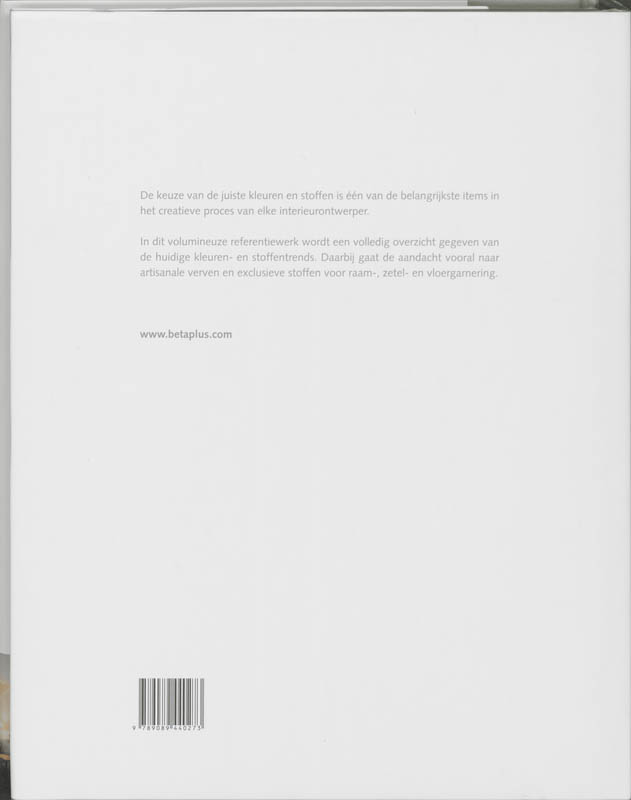 Achterkant van Compendium Kleur & Textuur