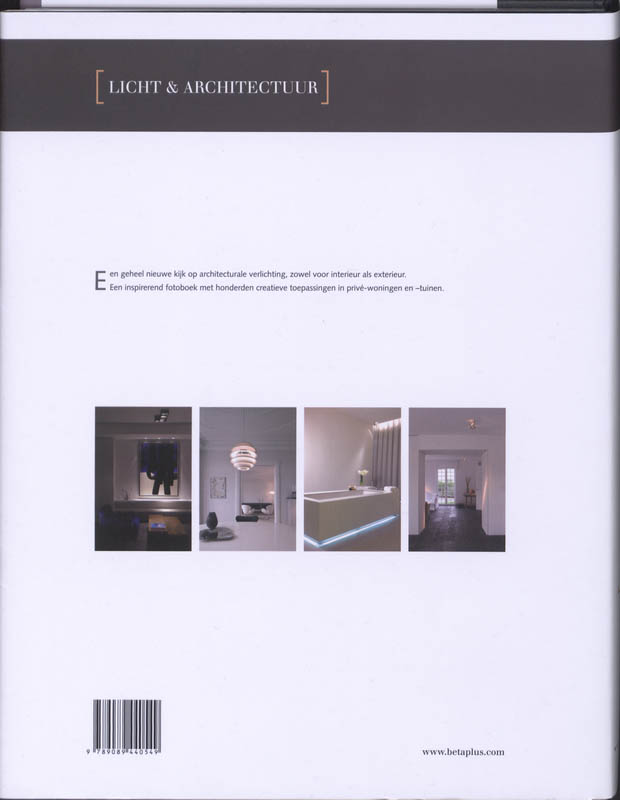 Achterkant van Licht & Architectuur