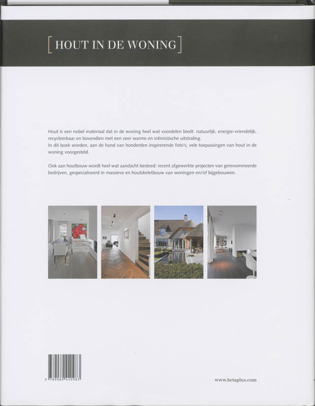 Achterkant van Hout in de woning