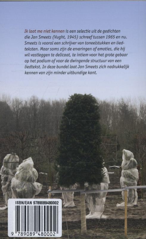 Achterkant van Ik laat me niet kennen