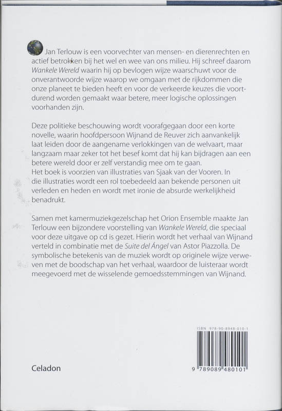 Achterkant van Wankele wereld