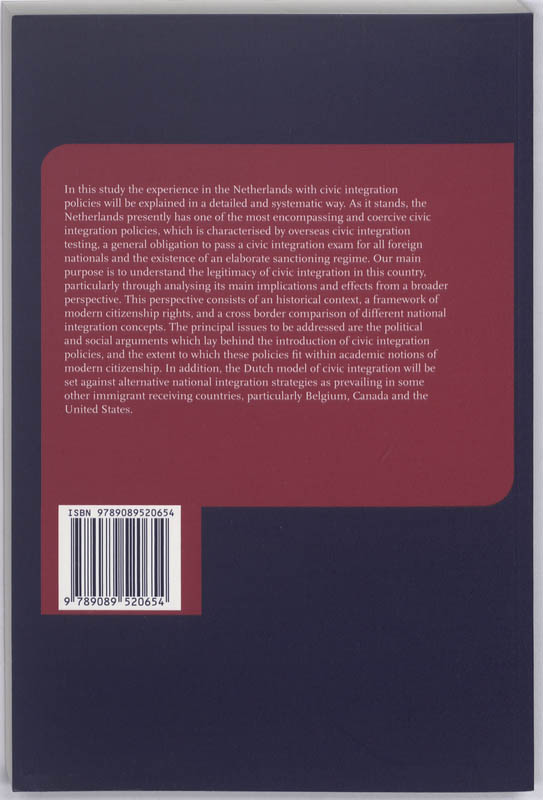 Achterkant van Civic Integration and Modern Citizenship